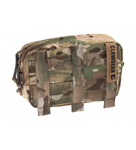 Clawgear Medium Horizontal Utility Pouch Zipped Core Multicam