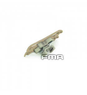 FMA Magic Clip Tan Picatinny pour passant Molle