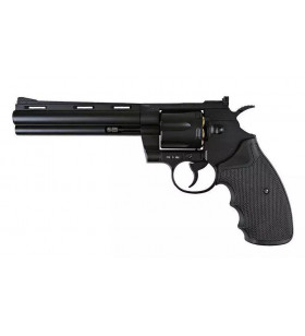 KWC Revolver 357 Python Noir 6" Co2 6BBs 1.8J