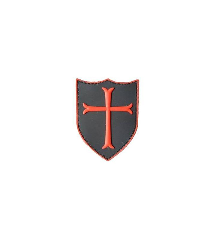 ACM Patch PVC 3D - Crusader Noir/Rouge