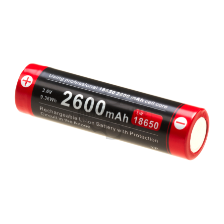 Klarus 18650 Battery 3.7V 2600Mah Micro-USB