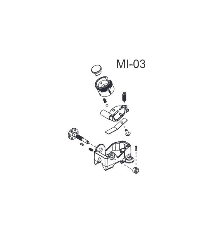 ICS Organe de visée Arrière Métal SIG 551/552 Gris