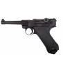 WE P08 Luger Small Black Gaz Métal 15BBs