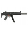 WE MP5 SD3 Apache GBBR Noir Acier 45BBs 1.4J