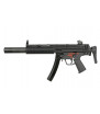 WE MP5 SD3 Apache GBBR Noir Acier 45BBs 1.4J