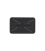 JTG Patch Small Great Britain Flag Black Rubber