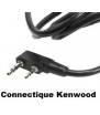 S&T PTT Push to Talk Kenwood 2 Pin