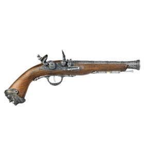 HFC Pistolet Flintlock Pirate Gaz Silver 22BBs 1J