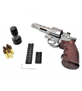 Bruni Revolver 4" C.N.820 Silver Co2 Métal 4.5mm 2J