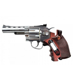 Bruni Revolver 4" C.N.820 Silver Co2 Métal 4.5mm 2J