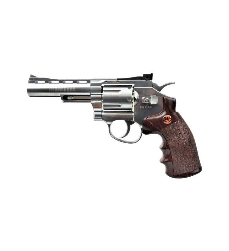 Bruni Revolver 4" C.N.820 Silver Co2 Métal 4.5mm 2J