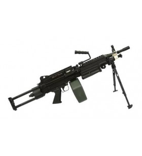 A&K M249 Para Noir Métal 2400BBs 1.4J