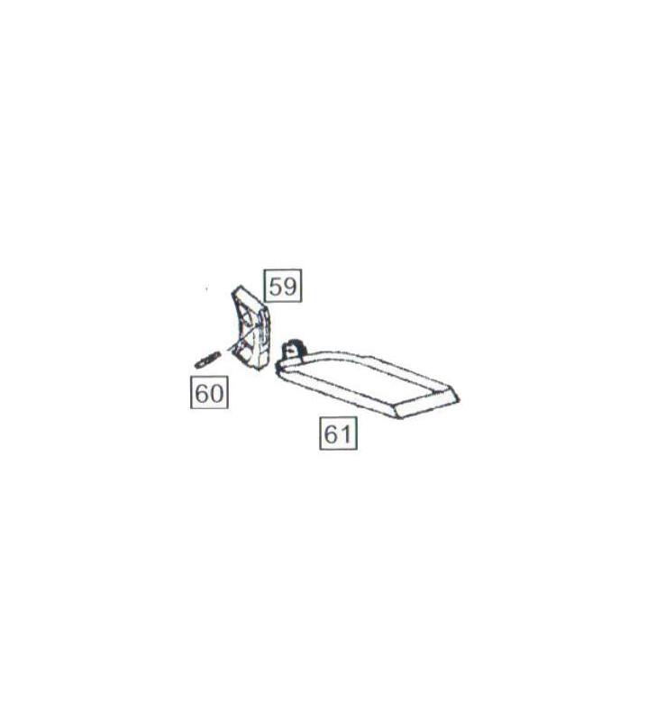 WE Trigger Silver 1911 Part-59-60-61