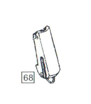 WE Grip Rear Cover Silver 1911 Part-68