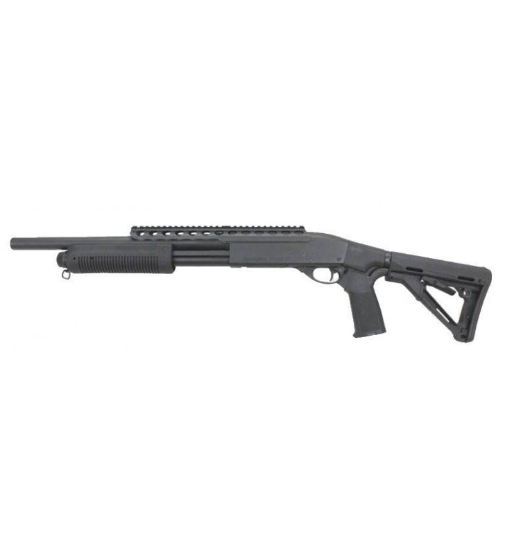 A&K M870 Tactical Métal Crosse Type: MP Noir SXR