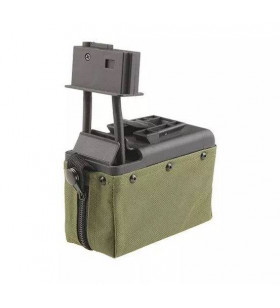 A&K Ammo Box M249 1500 BBs Green