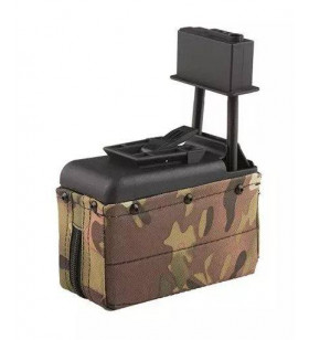 A&K Ammo Box M249 1500 BBs Multicam Sound Control