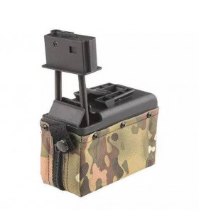 A&K Ammo Box M249 1500 BBs Multicam Sound Control