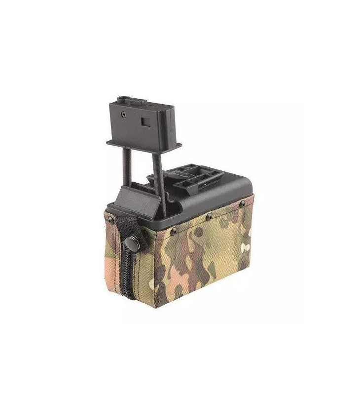 A&K Ammo Box M249 1500 BBs Multicam Sound Control