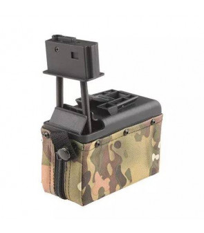 A&K Ammo Box M249 1500 BBs Multicam Sound Control