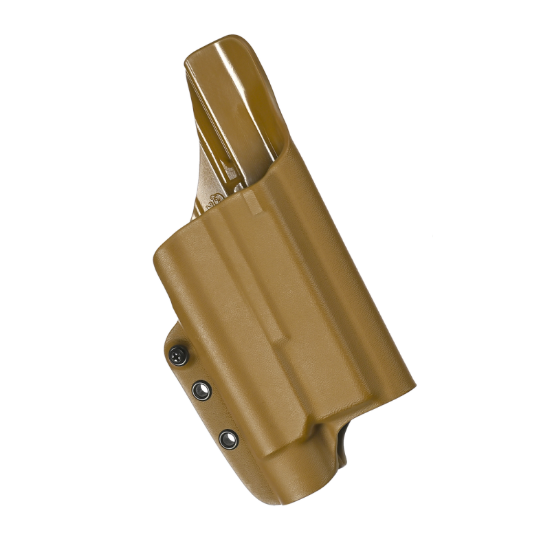 G-CODE OSL RTI KYDEX GLOCK 17/22 TAN Gauche