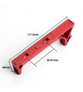 ACM Metal Link Curved Foregrip MLock Red