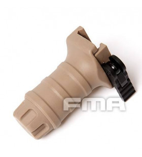 FMA Short Vertical Grip Quick Detach DE