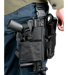 ACM Holster de Cuisse SMG Noir