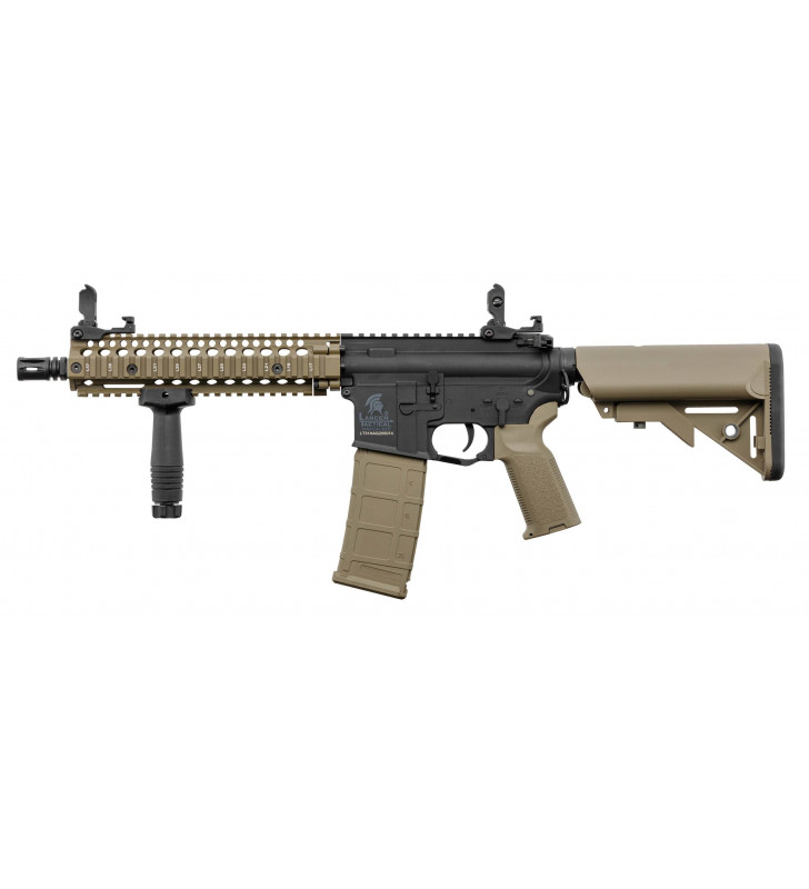 Lancer Tactical LT-18 MK18 Nylon Tan/Noir 120BBs 1J