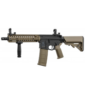 Lancer Tactical LT-18 MK18 Nylon Tan/Noir 120BBs 1J