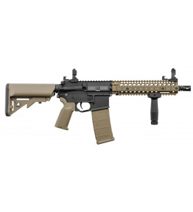 Lancer Tactical LT-18 MK18 Nylon Tan/Noir 120BBs 1J