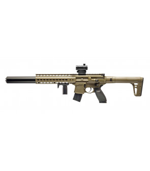 Sig Sauer Carabine Tan MCX + Red Dot Co2 4.5mm 30BBs 7.3J