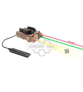 WADSN DBAL-A2 Illumator / laser module Green + IR Dark Earth