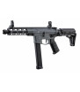 Lancer Tactical LT-35 Battle-X RP9mm Polymère Gris/Noir 120BBs 1J