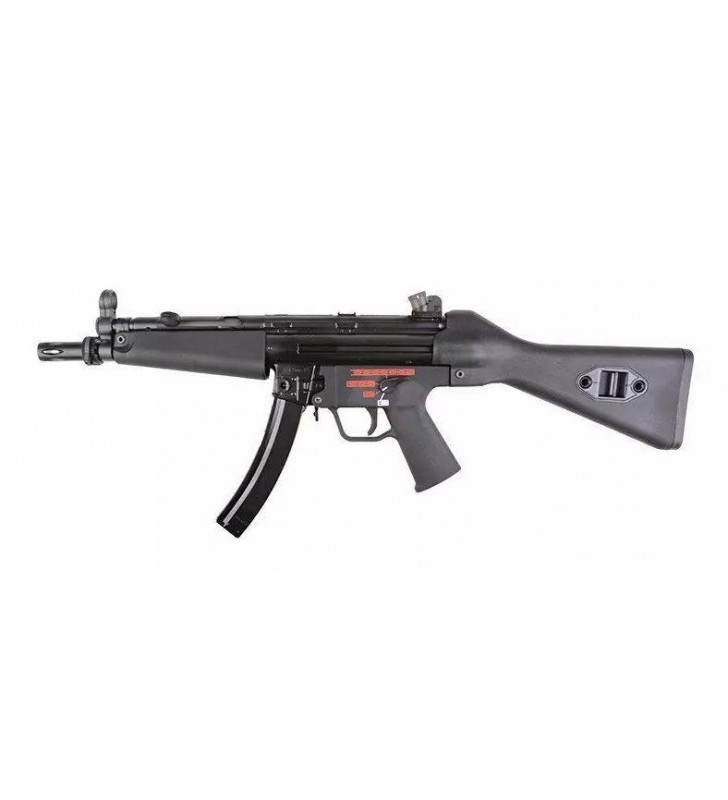 WE MP5 A2 Apache GBBR Blowback Noir Acier 45BBs 1.4J