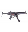 WE MP5 A3 Apache GBBR Blowback Noir Acier 45BBs 1.4J