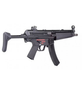 WE MP5 A3 Apache GBBR Blowback Noir Acier 45BBs 1.4J