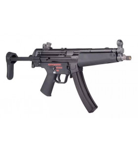 WE MP5 A3 Apache GBBR Blowback Noir Acier 45BBs 1.4J