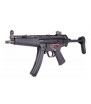 WE MP5 A3 Apache GBBR Blowback Noir Acier 45BBs 1.4J