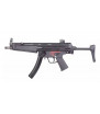 WE MP5 A3 Apache GBBR Blowback Noir Acier 45BBs 1.4J