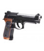 WE M9 Biohazard Black Semi Full Auto Gaz 25BBs