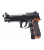 WE M9 Biohazard Black Semi Full Auto Gaz 25BBs