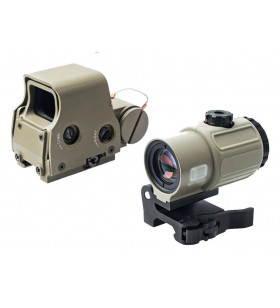 ACM Holo EXPS3 558 & Magnifier G43 QD 3X Rabattable DE + Box