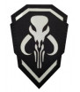 Patch S.W Mythosaure Phosphorescent Blanc / Noir