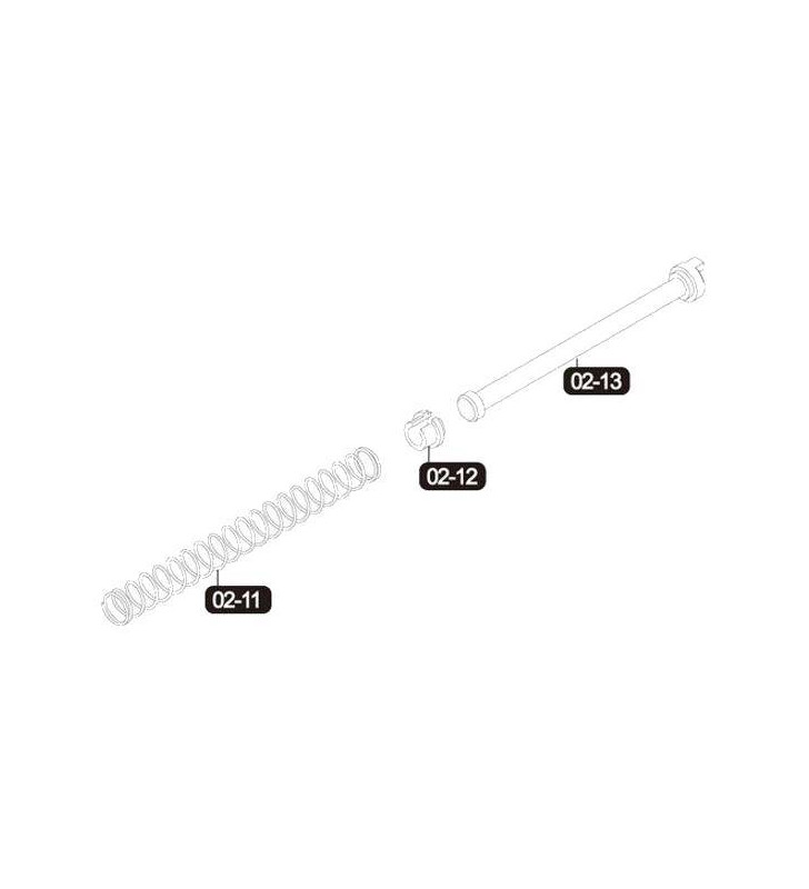 VFC Guide Ressort FNX-45 (200508/ 200503/ 200514) Part:02-11/12/13