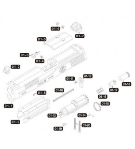 VFC Nozzle FNX-45 200508/ 200503/ 200514