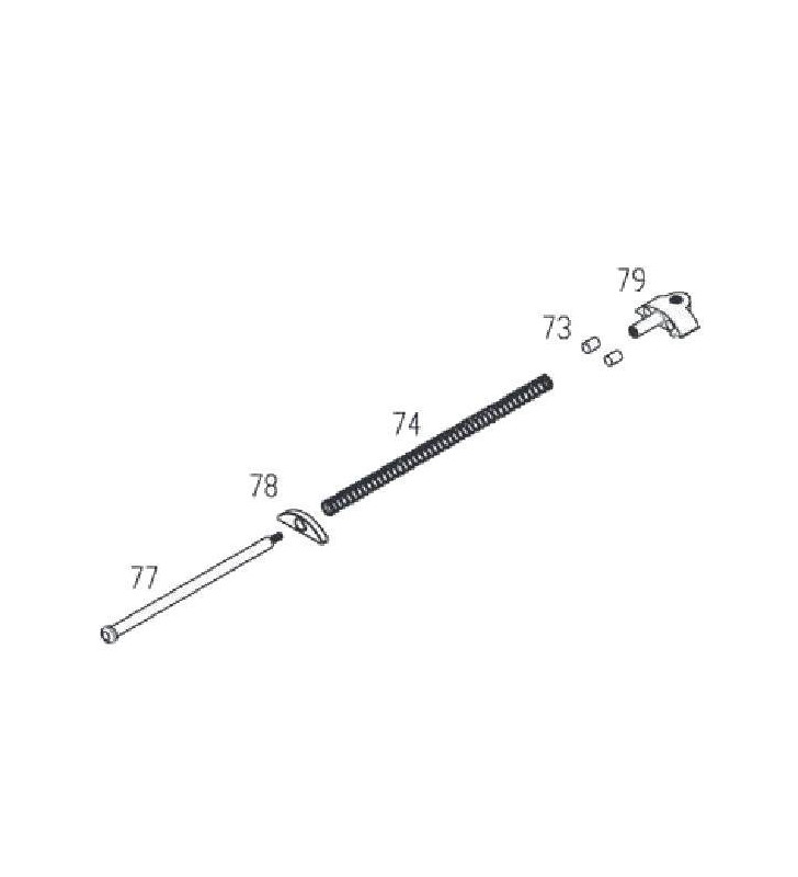 WE Set Ressort Nozzle Galaxy GBB Part:77/78/74/73/79