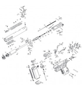 WE Set Ressort Nozzle Galaxy GBB Part:77/78/74/73/79