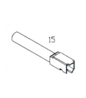 KJW Outer Barrel KP-17/ KP-18/ KP-13 Bk Métal Part-15