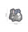 JTG Bunny Rubber Patch PVC